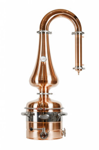 Медный вискарный аппарат Max Cuprum 35 л с 3" холодильником